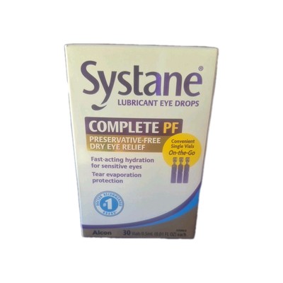 SYSTANE COMPLETE PF Vials on-the-go 30 vials Ex 01/2026 Read 