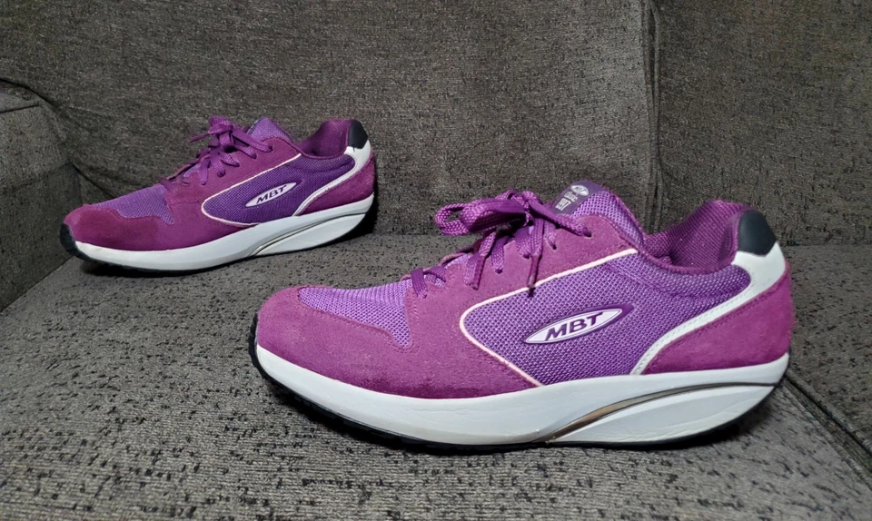 MBT Classic 1997 Retro Style Rocker Walking Women’s Size 10/10.5 Purple Toning - Image 2 of 4