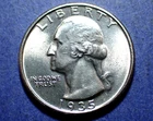 1935-S Washington Quarter  Near Gem BU