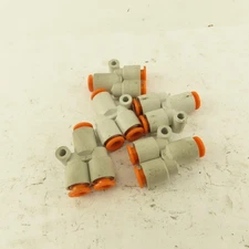 1/4 Tube Push To Connect "Y" Connector Lot of 5