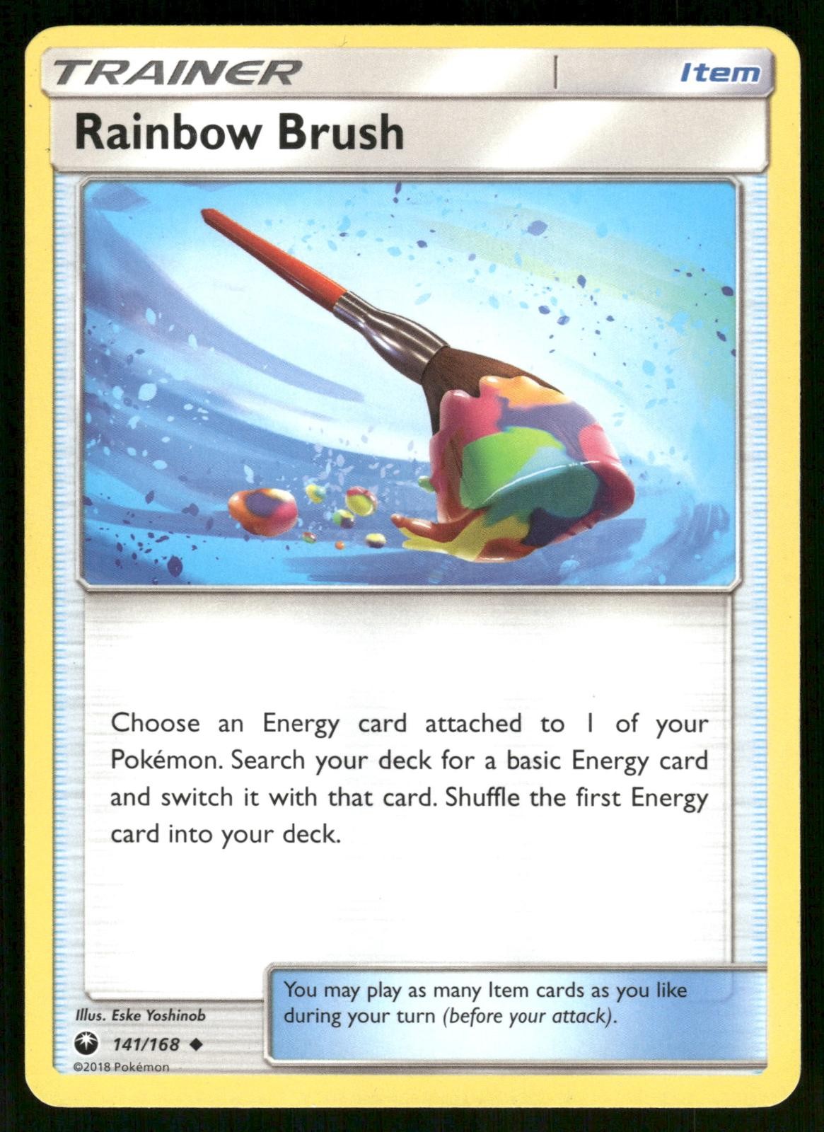 Rainbow Brush 141/168 Uncommon Celestial Storm Pokemon Near Mint