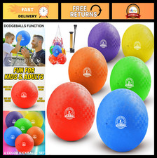 10" Kickball Playground Balls Set - 6 or 12 Pack, Dodgeballs for Kids Adults,