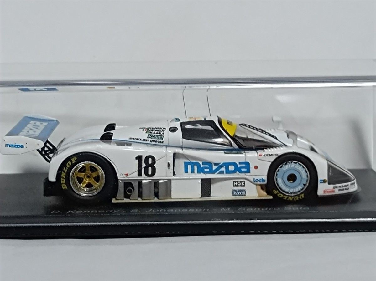 Spark 1/43 Mazda 787B No.18 1991 Le Mans Diecast Model Car Racing