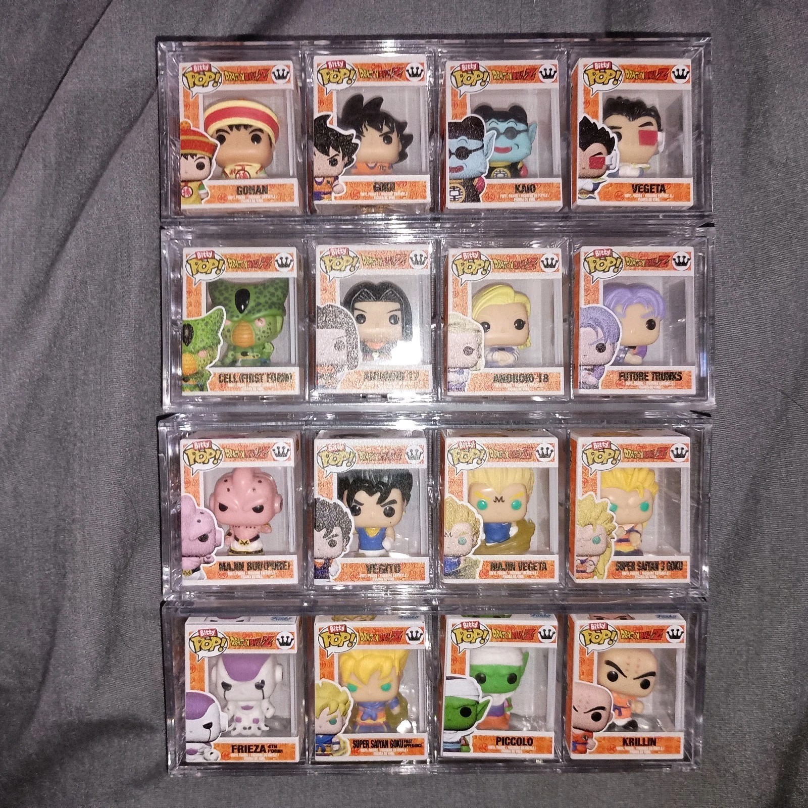 Bitty Pop: DRAGON BALL Z Juego Completo de 16