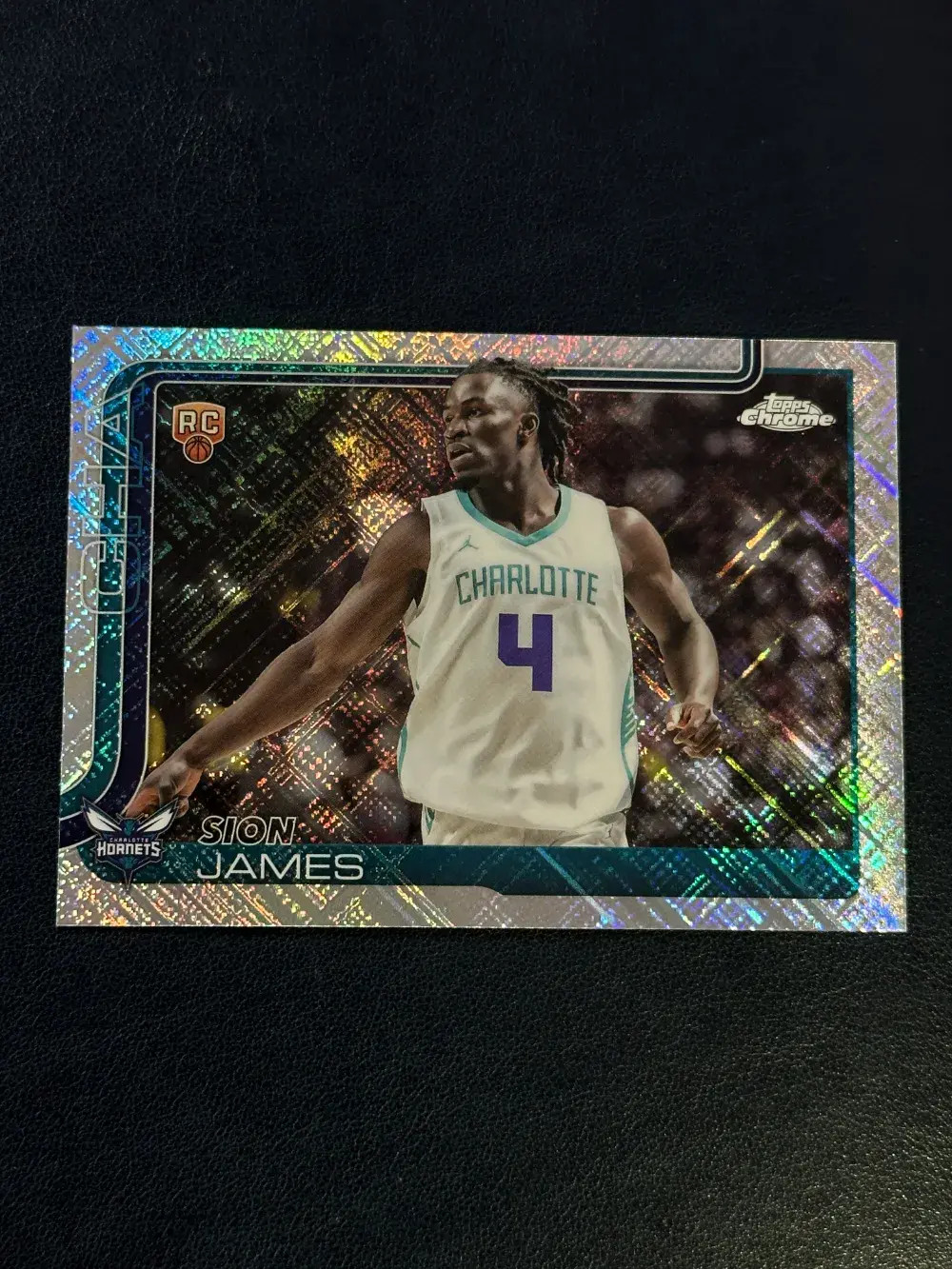 2025-26 Topps Chrome Sion James RC Skylight Refractor #283 WZ23