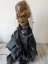 Tekky tales from the crypt zombie AS IS skeleton Halloween prop