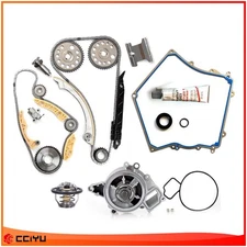 Timing Chain Cover Gasket kit Water Pump Thermostat For 05-10 Chevrolet Pontiac