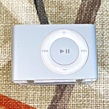 Apple iPod Shuffle 4th Gen 2GB Silver MP3 Player w/ Headphone Jack