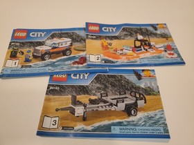 LEGO CITY Coast Guard Lot: 60164 And 60165 Incomplete
