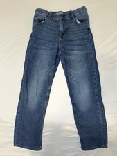 Oshkosh B'Gosh Kids Jeans Size 12/R Straight Leg Blue Denim