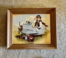 Ancienne voiture à pédales vintage art print