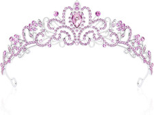Tiara Crowns for Women  Girls - Bridal, Wedding, Prom, Quinceanera, Birthday 