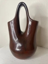 Michelle Williams Navajo Pottery ~ Traditional Wedding Vase ~ Signed