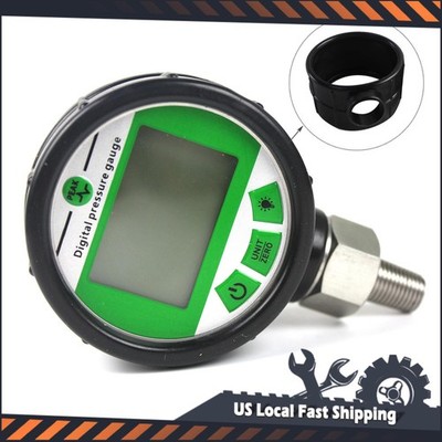 Digital Pressure Gauge 100MPA Dial 80mm 0.4% FS 1/4NPT 14500PSI G1