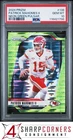 2024 PANINI PRIZM NEON GREEN PULSAR #138 PATRICK MAHOMES II CHIEFS PSA 10