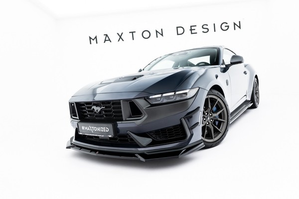 Maxton Design Frontlippe V.1 Passend FüR Ford Mustang Dark Horse Mk7 Schwarz Hoc-image