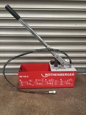 Rothenberger RP50-S Prüfpumpe manuell 60 bar Druckprüfung