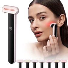 Red Light Therapy Wand for Face 7-Color LED Facial Wand Red Light Therapy Device
