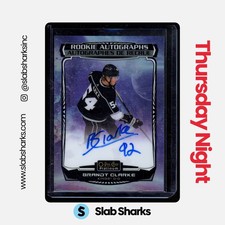 2022 O-PEE-CHEE PLATINUM #R-BC BRANDT CLARKE AUTO COSMIC RC /35 ROOKIE