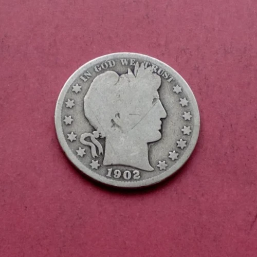 1902 O  Barber Half Dollar  – Good Grade - Great Filler for Coin Album
