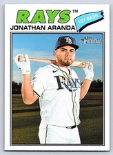 JONATHAN ARANDA  RAYS 2026 TOPPS HERITAGE SP #20