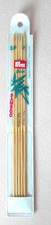 Prym INOX Nadelspiel Strumpf Stricknadel Bamboo Holz 3,5 mm 20 cm