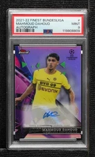 2021-22 Topps Finest UCL Auto Mahmoud Dahoud #BA-MD PSA 9 MINT Auto