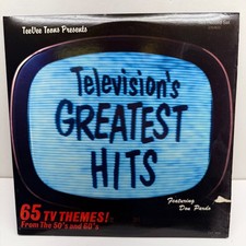 Various &ndash; Television's Greatest Hits - Double Vinyl LP 1985 TEEVEE TOONS TVT1100