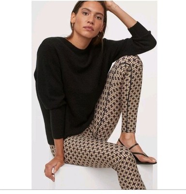 Richard Allan x H&M Leggings Beige/Schwarz Größe M