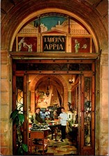 Rome Italy Taverna Appia Restaurant Entrance Continental Postcard B714