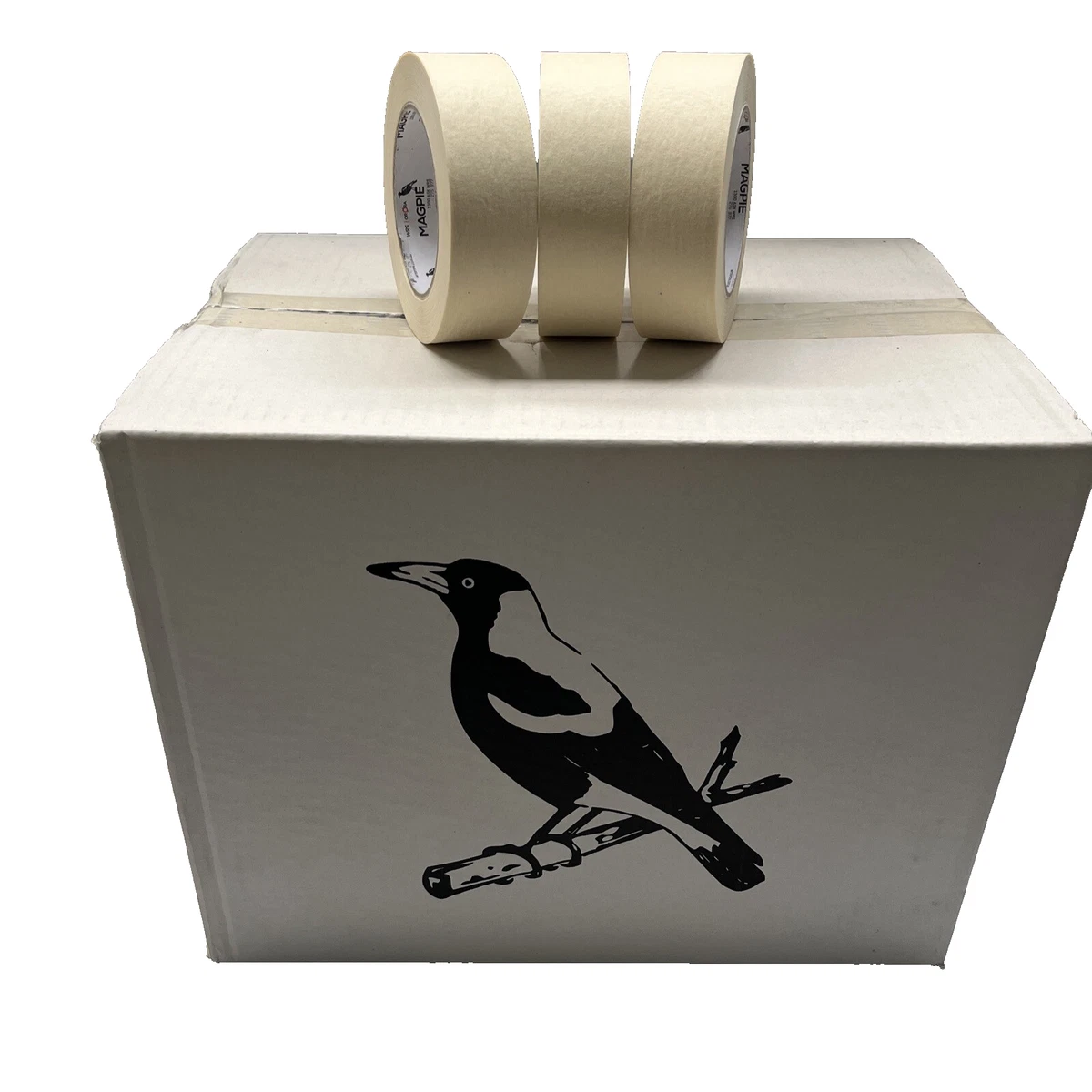 Magpie - White Masking Tape [ 36mm x 50m ]  ( Qty 48 )