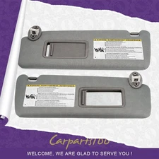 A Pair Of Left & Right Side Sun Visors Gray For Toyota Land Cruiser Prado GRJ120