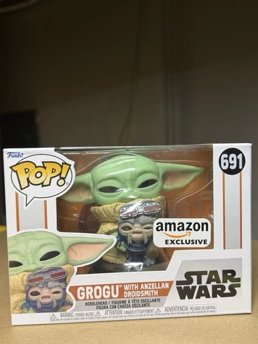 Funko Pop! Vinyl: Star Wars - Grogu with Anzellan Droidsmith -  (Exclusive) #691