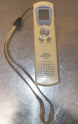 RETIRED RADIOSHACK 14-1191 DIGITAL RECORDER W/ VARIABLE PLAYBACK DR-90