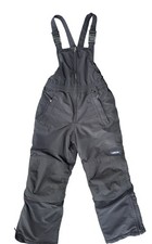 Lands  End Unisex Size 8 Black Snow Bib Ski Overalls Waterproof Insulated