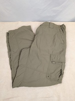 Columbia Titanium Pants Men s Large Khaki Tan Nylon Hiking Outdoor L 32