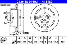 Disque de frein Subaru FORESTER