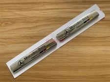2pcs Mercedes Benz Powered By Car Emblem Badge Sticker Side Skirts Badge Logo