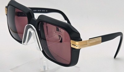 Vintage Pre-1990 Cazal MOD607 West Germany Black Gold Sunglasses Frames Only R6