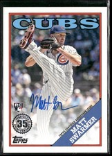 2023 Topps #88BA-MSW Matt Swarmer 1988 35th Anniversary AUTO