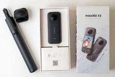 Insta360 X3 5.7K 360-Degree Action Camera with Case & Extras