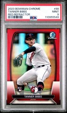 2023 Bowman Chrome Tanner Bibee Red Refractor