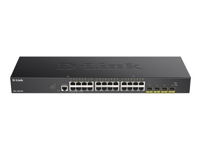 D-Link 28-Port Smart Managed Gigabit Switch 4x 10G|green 3.0 24x