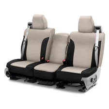 For Mazda CX-30 20-23 Saddleman Neoprene 2nd Row Tan w Black Custom Seat Covers