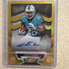 2016 Panini Certified Certified Potential Signatures Leonte Carroo #CPS-LC /25