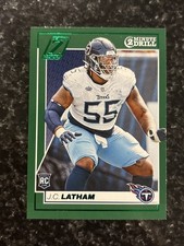2024 Panini Zenith 2 MINUTE DRILL GREEN J.C. Latham ROOKIE #134 - Titans