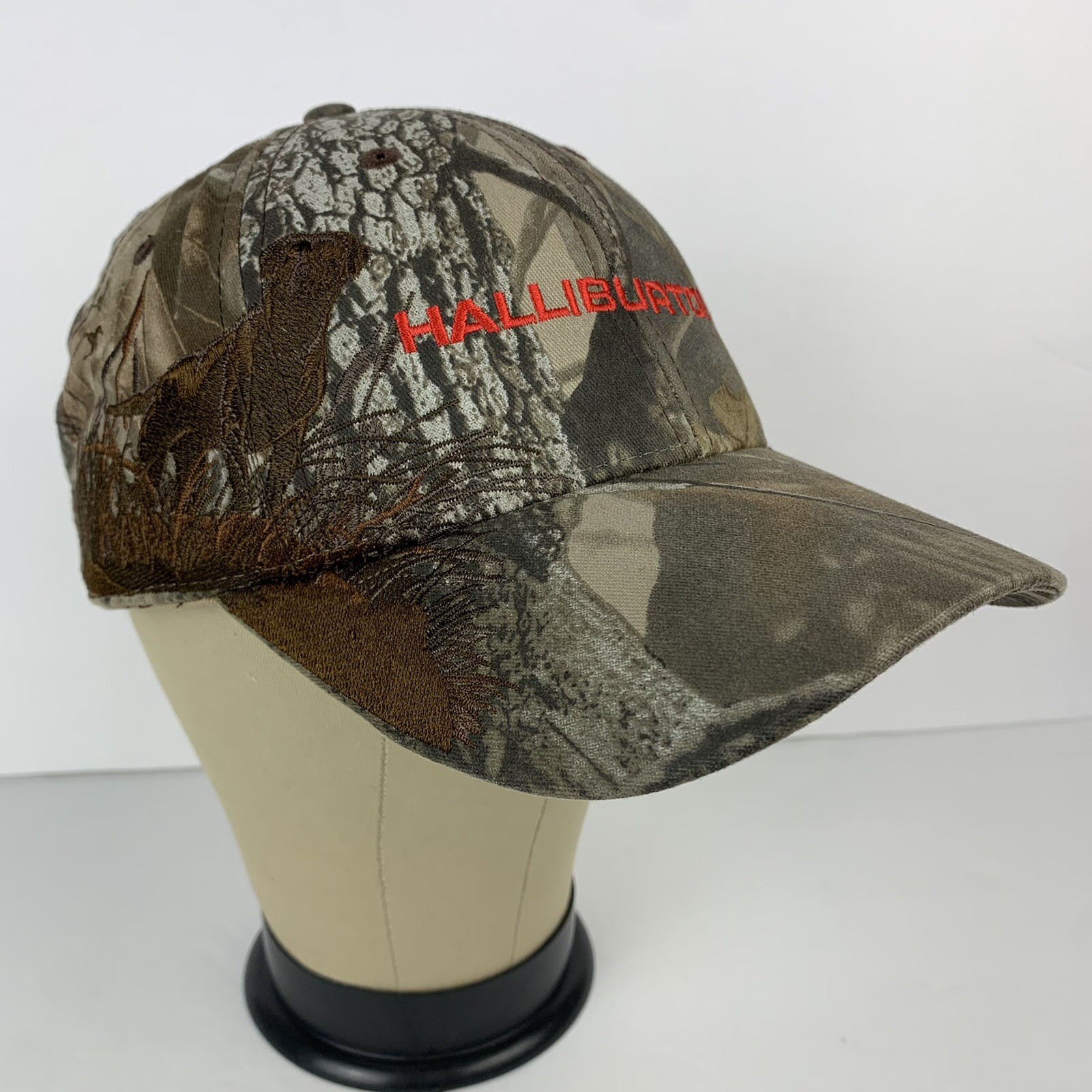 RARE Halliburton Camo Dri Duck Realtree Hat Cap 2006 … Gem