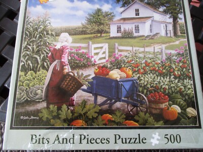 500 Piece John Sloane Art Puzzle ''Ripe and Ready'' 16''x 20'' Bits & Pieces
