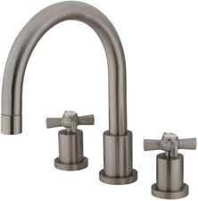 FREE SHIP Kingston Brass KS8328ZX - Roman Tub Filler Faucet Brushed Nickel