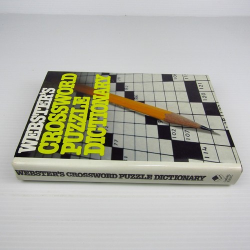 Webster's Crossword Puzzle Dictionary: Hardcover Book Vintage 1979 Word Puzzle - Picture 3 of 10